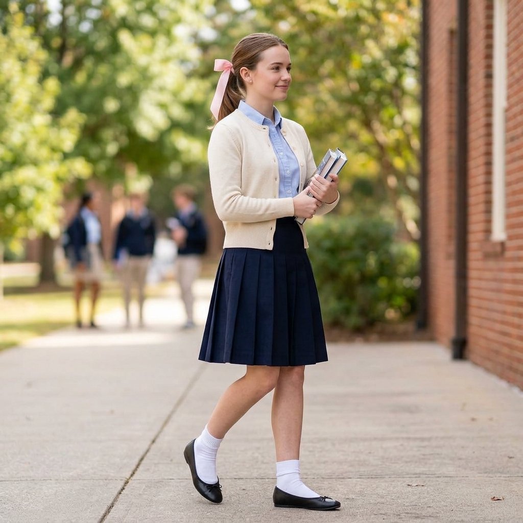 26 First-Day-of-School Hairstyles That Look Cute All Day Long 10 loading...